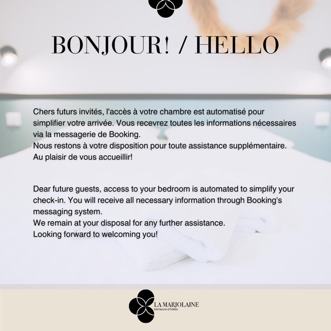 La Marjolaine - Demeure D'Hotes - Service Para-Hoteiier - Premium Chateauroux Luaran gambar